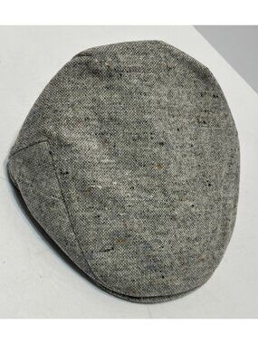 Jangoul Gray Wool Blend Flat Cap 50cm  Stylish Preppy